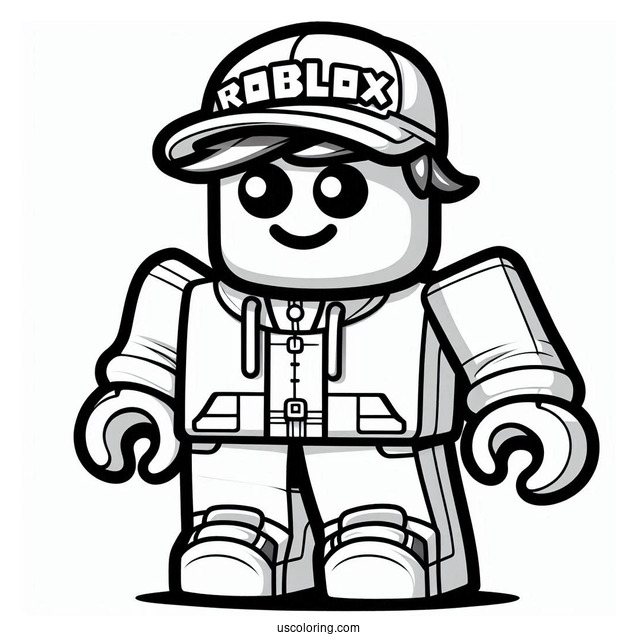 Mega Noob Coloring Page