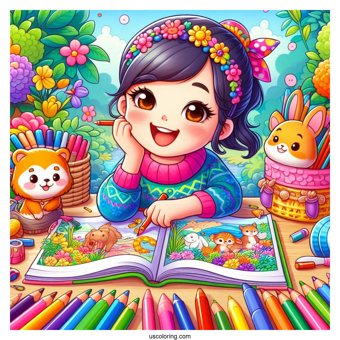 Nezuko Coloring Pages Featured Image