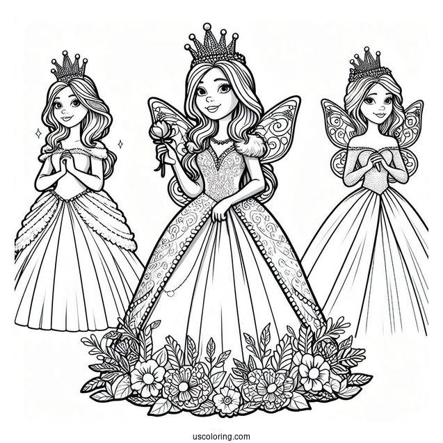 Fairy Godmother From Shrek To Color