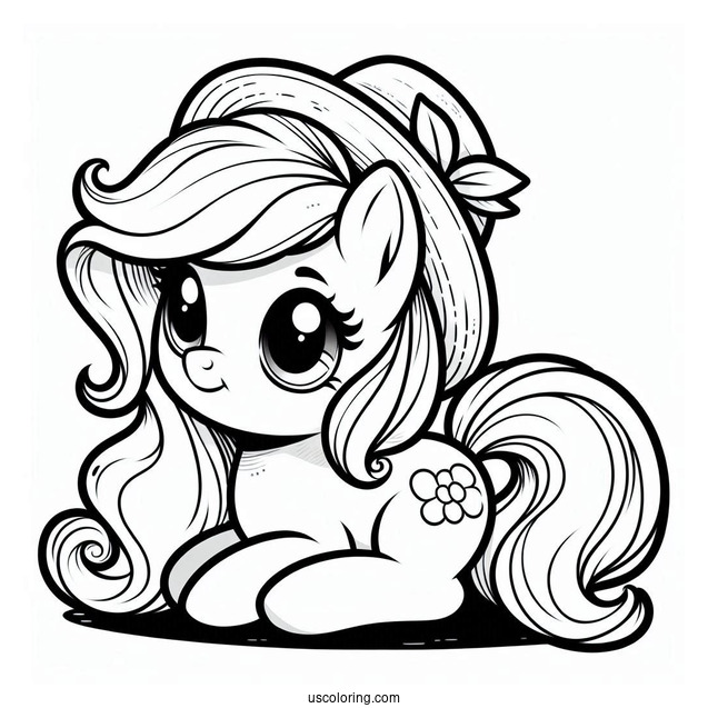 Baby Applejack with Hat for Kids