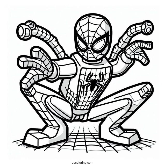 Easy Lego Spider-Man For Preschoolers