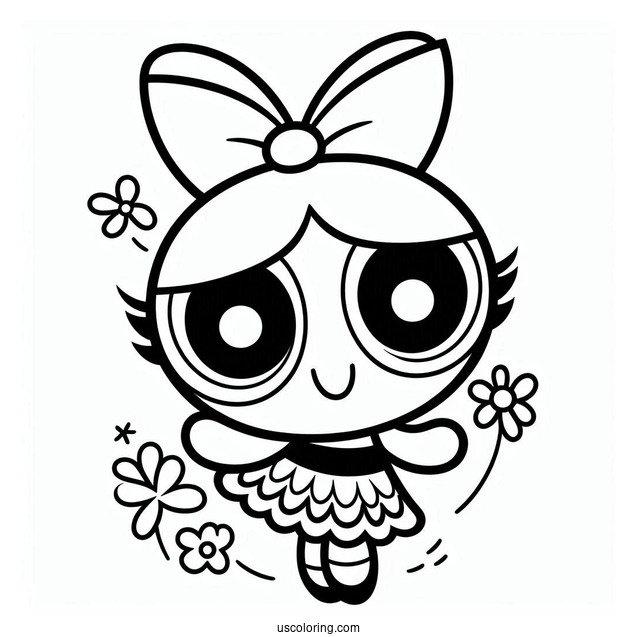 Buttercup Coloring Page For Kids