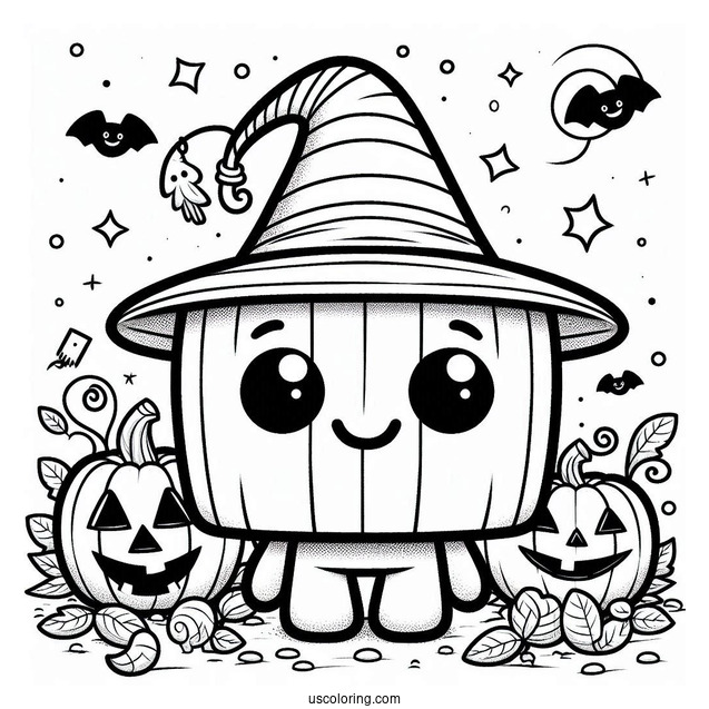 Spookley The Square Pumpkin Coloring Page For Kids