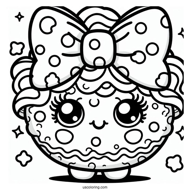 Kooky Cookie Shopkins With Bow