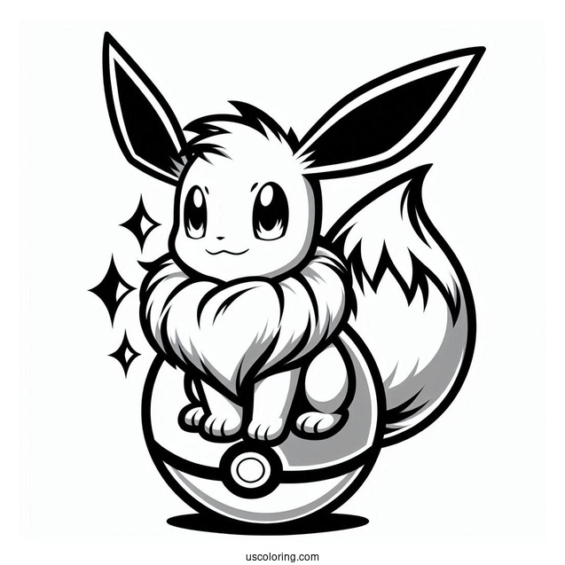 Eevee Summoned From PokeBall