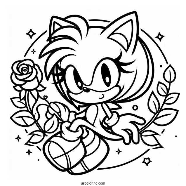 Amy Rose Outline For Preschoolers