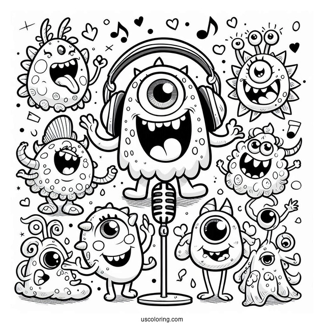 Full Page My Singing Monsters Coloring Page