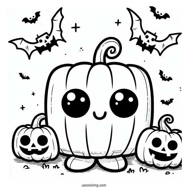 Spookley The Square Pumpkin Coloring Page For Kids