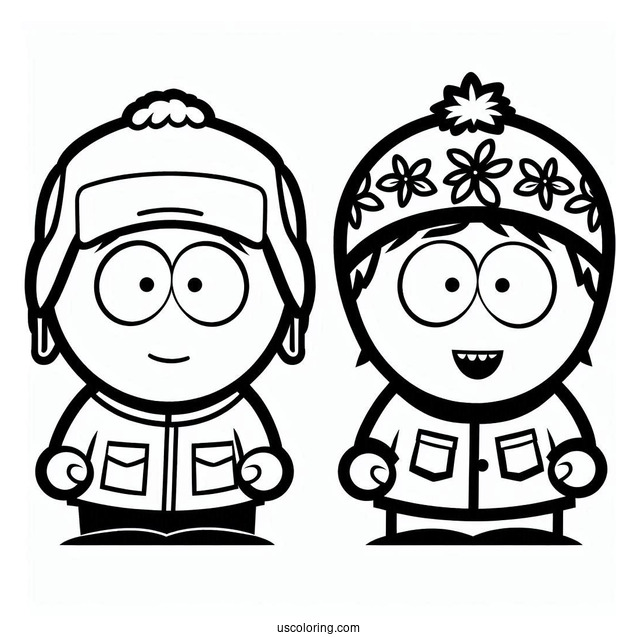 Simple Jimmy Valmer South Park Coloring Page