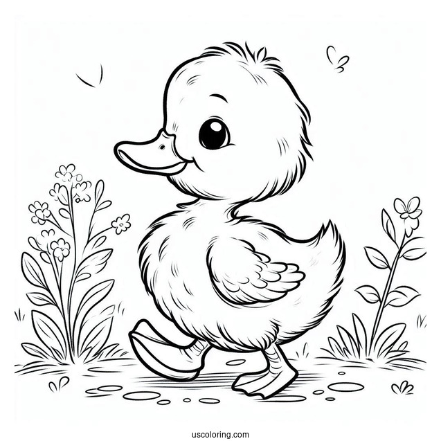 Baby Ducklings Walking For The First Time