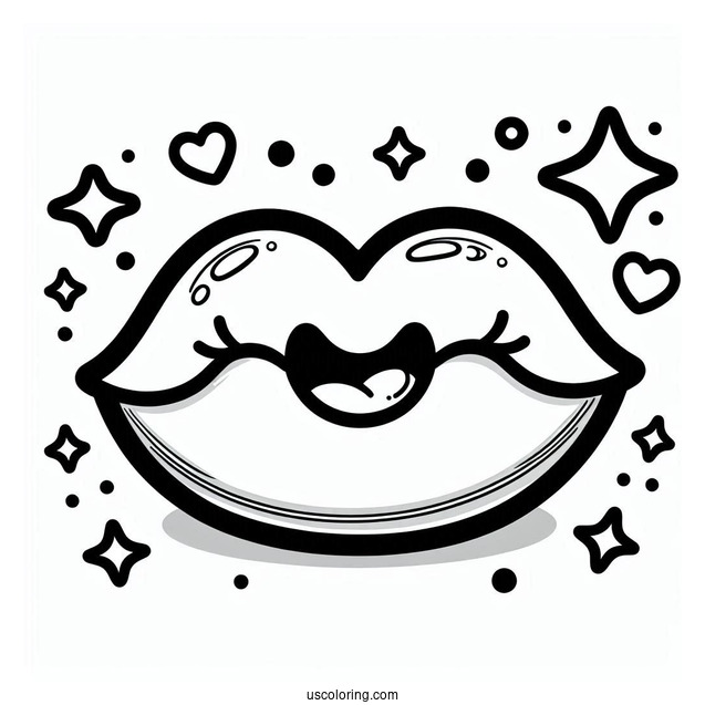 Cartoon Lippy Lips Shopkins