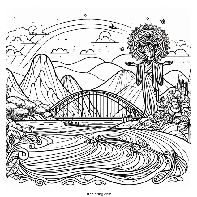 Rio Carla In The Sky Coloring Sheet