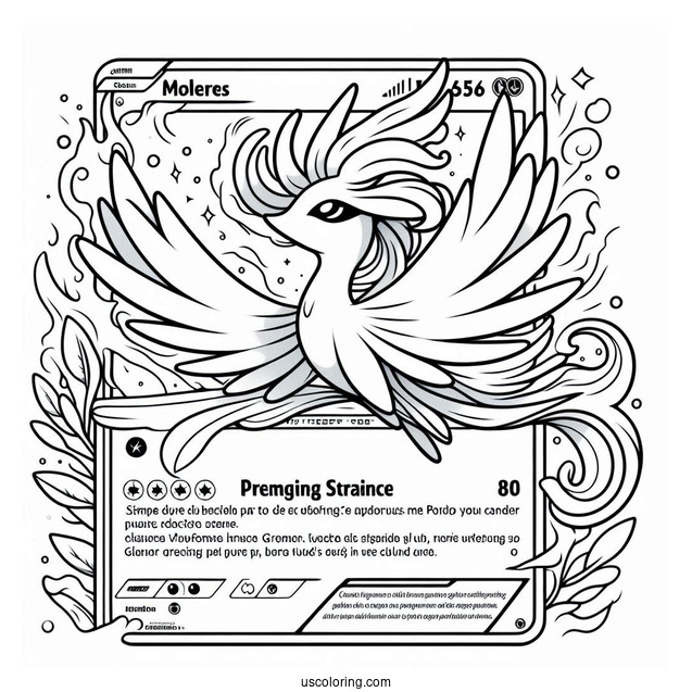 Moltress Wildfire Pokemon Card