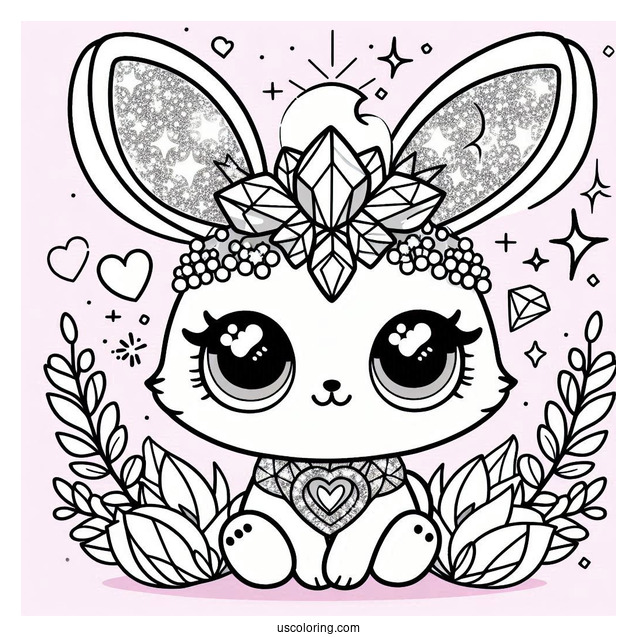 Crystal Bunny From Glitterati Club