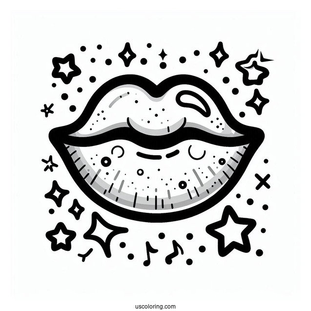 Cartoon Lippy Lips Shopkins