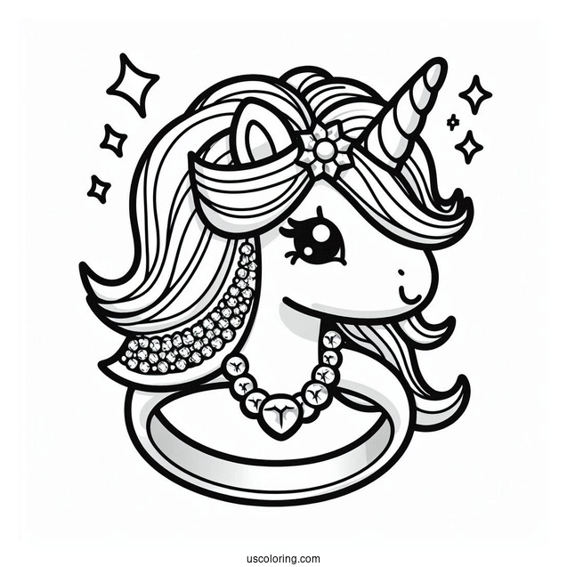 Bling Unicorn Ring Shopkins