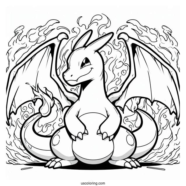 Charizard Coloring Sheet