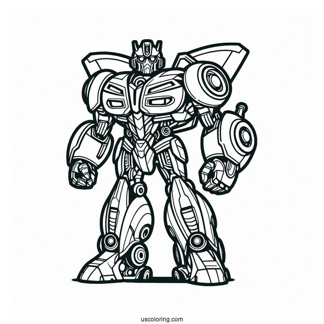 Bumblebee Transformer Robot To Color