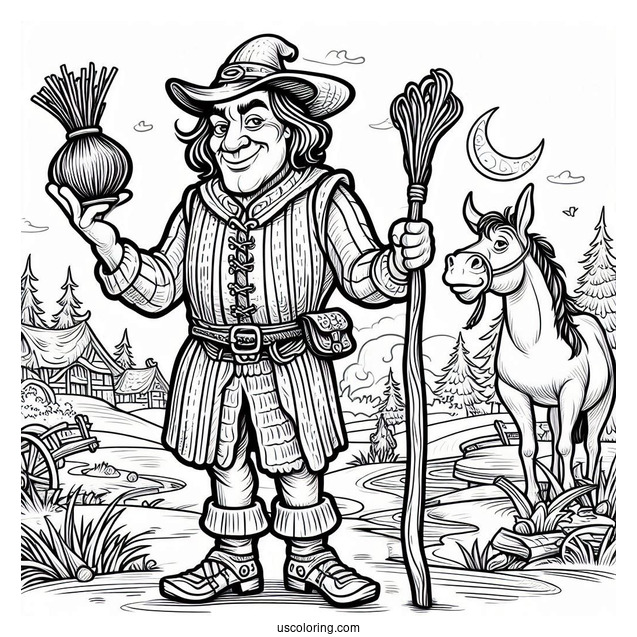 Rumpelstiltskin Coloring Page
