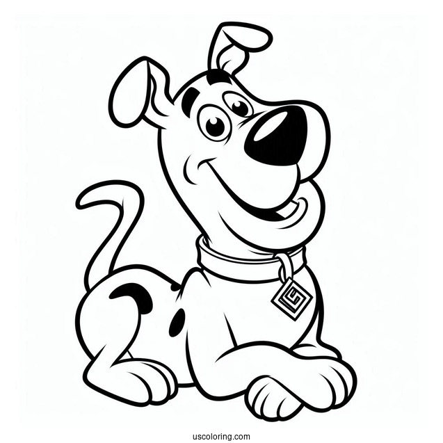 Fred Character Coloring Sheet