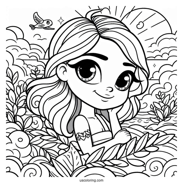 Rio Carla In The Sky Coloring Sheet