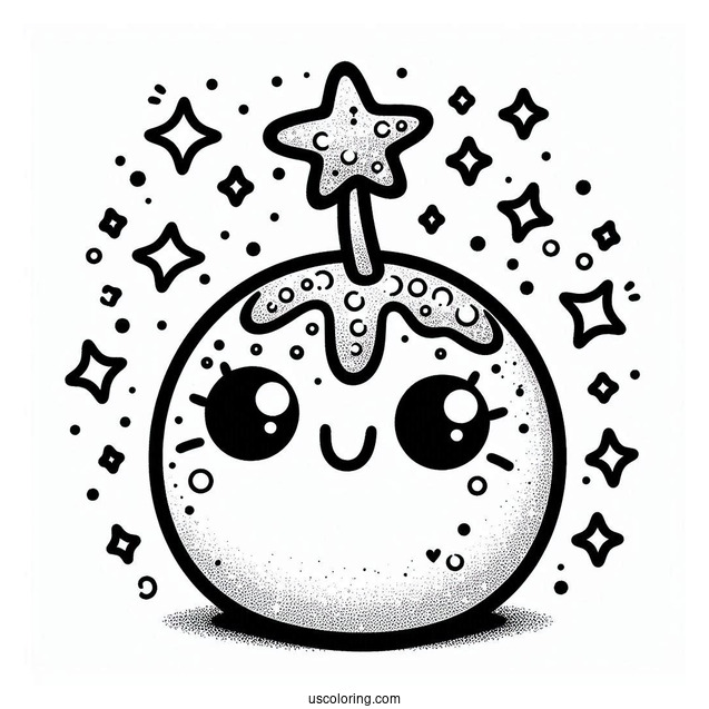 Sparkly Sprunki Coloring Page Of Cast For Kids