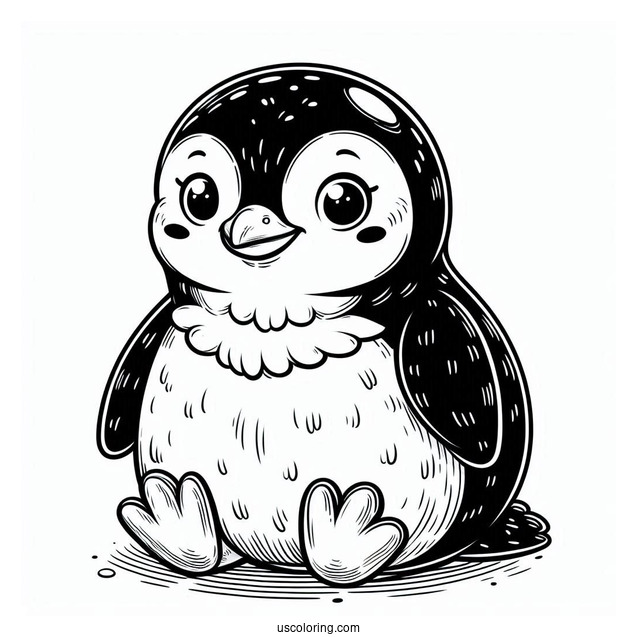 Snares Penguin Coloring Page For Kids
