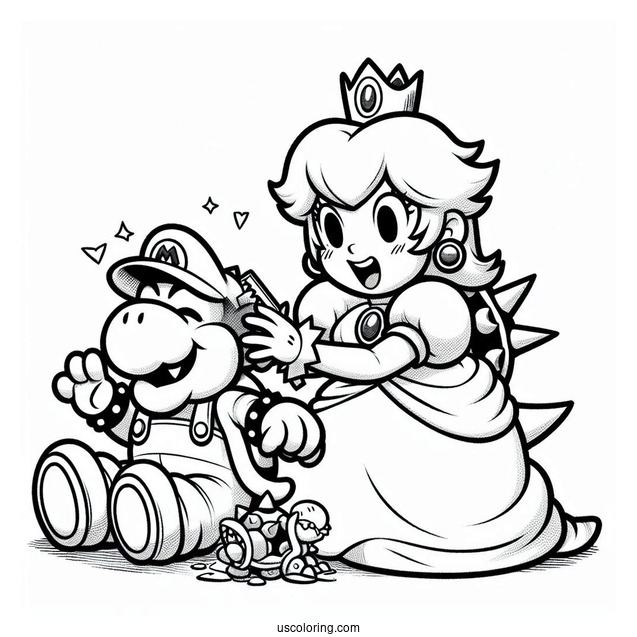 Bowser Kidnapping Princess Peach