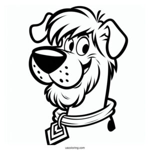 Shaggy Coloring Page For Kids