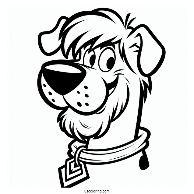 Shaggy Coloring Page For Kids
