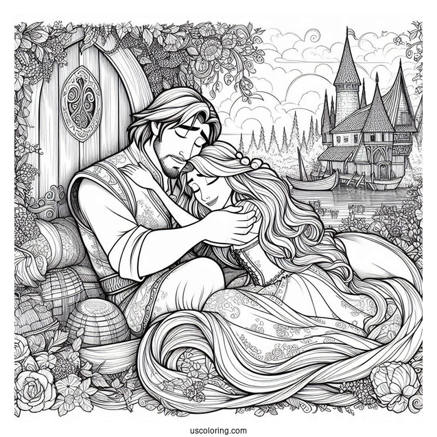 Rapunzel Comforting Maximus