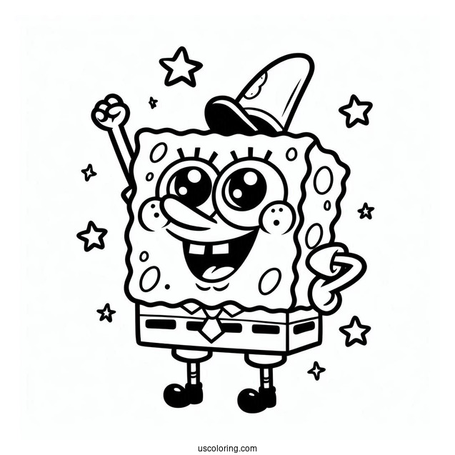 Easy Outline Of Patrik To Color