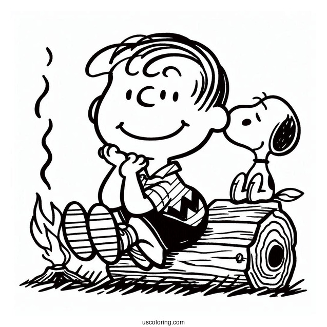 Coloring Page Of Linus