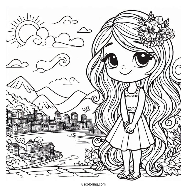 Rio Carla In The Sky Coloring Sheet