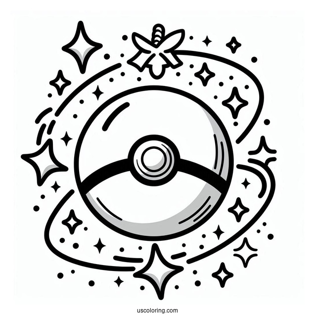 Master Pokéball Coloring Page