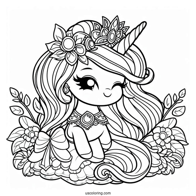 Simple Princess Celestia Coloring Page For Preschoolers