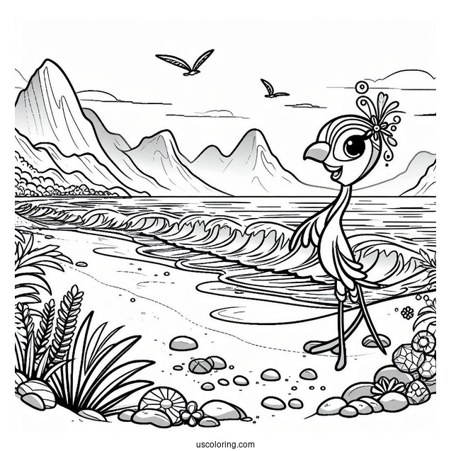 Rio Coloring Page Of Simple Blu And Jewel Coloring Page