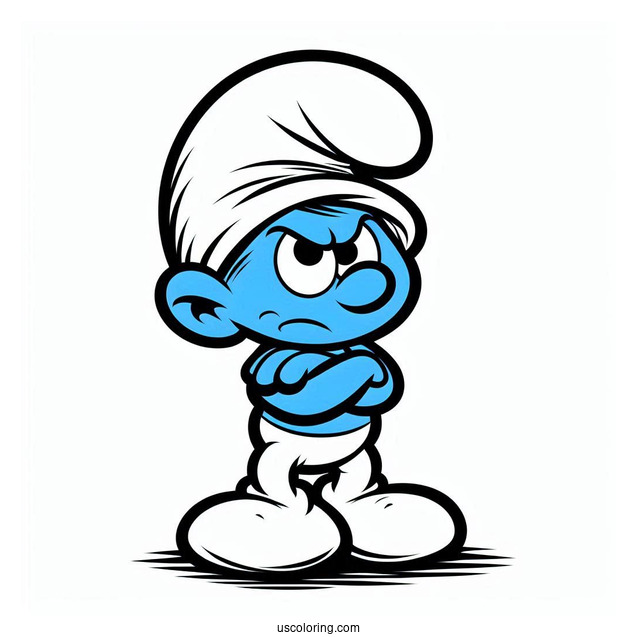 Grouchy Smurf