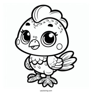 Ace Cluck From Chicken Little To Color
