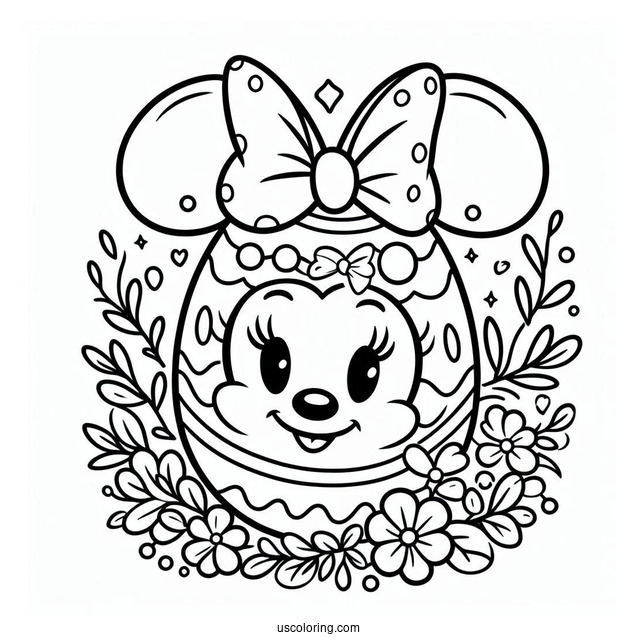 Minnie Mouse Easter Egg