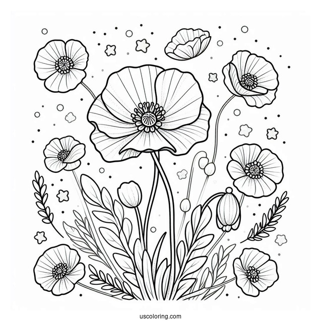 Poppy Playtime Coloring Page Of Poppy With Mini Huggies For Kids