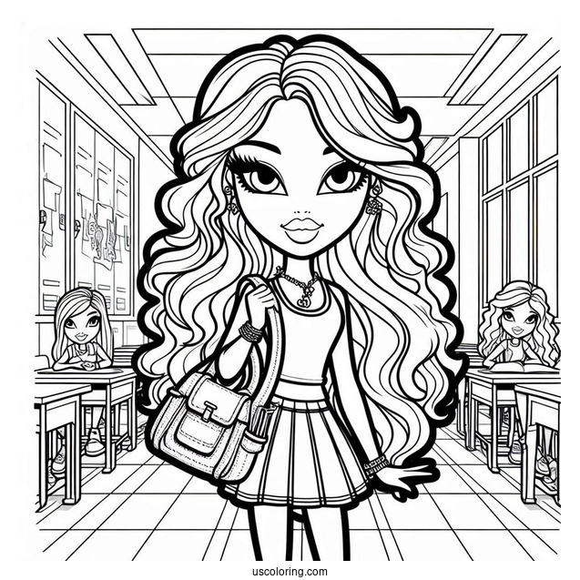 Bratz Sasha In School Corridor