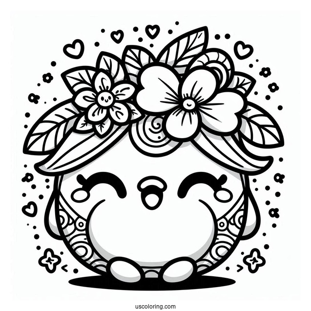 Adorable Sprunki Coloring Page Of Characters With Logo