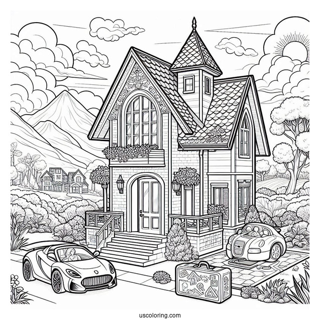 Barbie Dreamhouse Adventures To Color