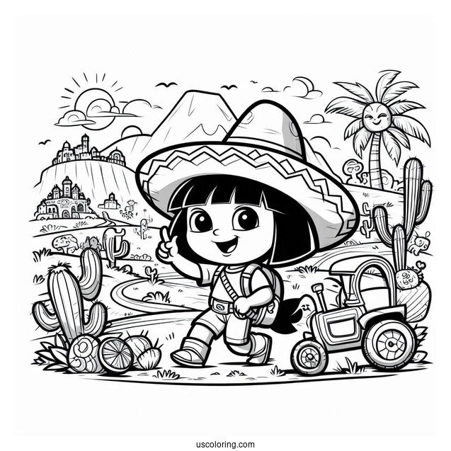 Coloring Page Of Diego