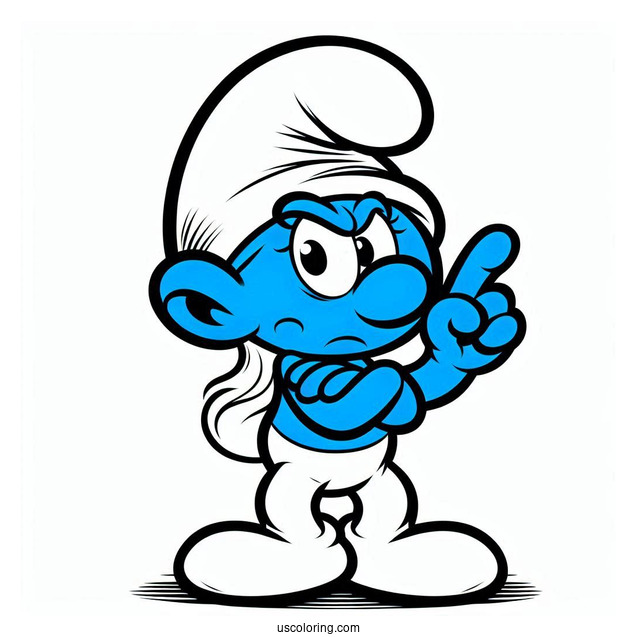 Grouchy Smurf