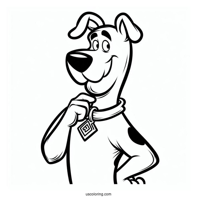 Fred Character Coloring Sheet