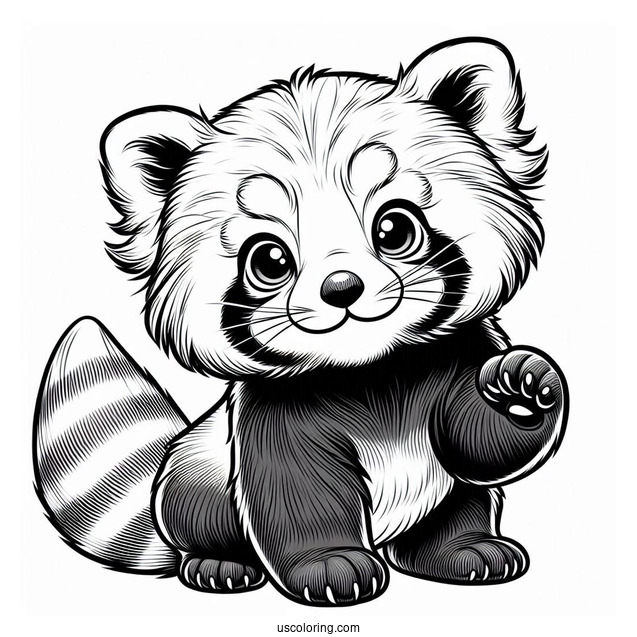 Meilin Lee Red Panda To Color