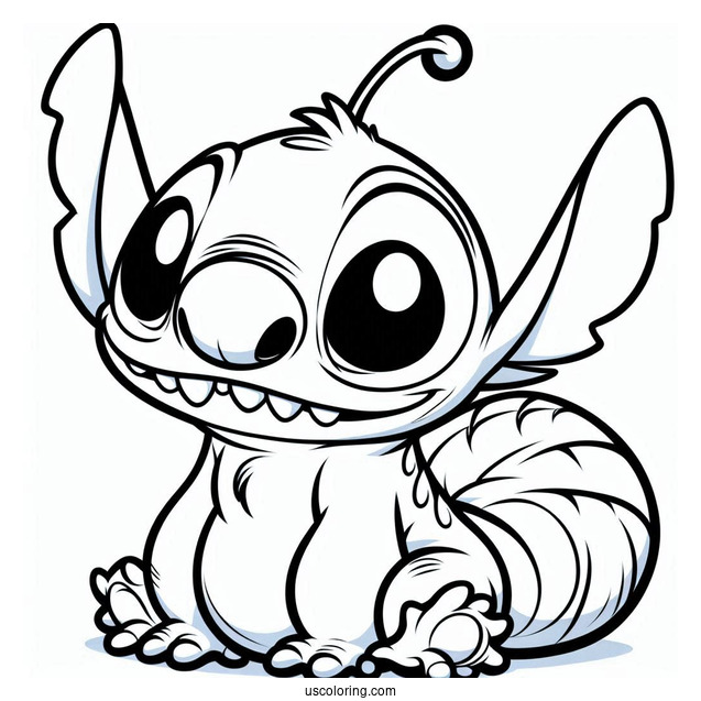 Jumba Jookiba Alien Character Coloring Sheet