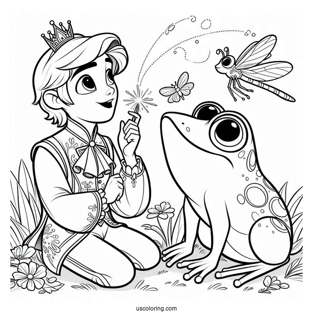 Frog Prince Naveen Talking To Ray Firefly